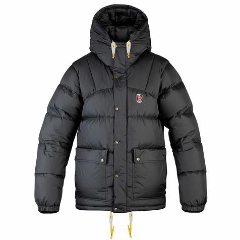 Fjallraven Men Expedition Down Jacket Black PH352812 Philippines